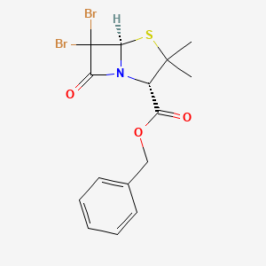 molecular formula C15H15Br2NO3S B1366733 Benzyl 6,6-dibromopenicillanate 