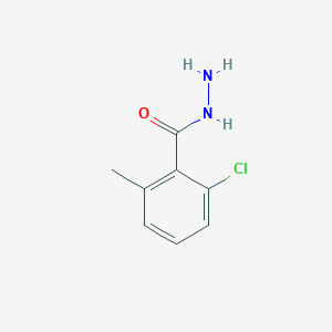 molecular formula C8H9ClN2O B13667417 2-Chloro-6-methylbenzohydrazide 