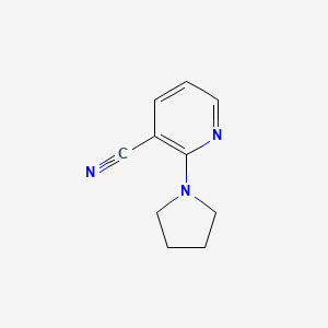 molecular formula C10H11N3 B1366758 2-(Pyrrolidin-1-yl)nicotinonitrile CAS No. 59025-38-6