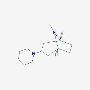 molecular formula C13H24N2 B136676 exo-3-(1-Piperdinyl)tropane CAS No. 125541-18-6