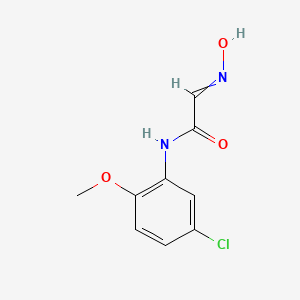molecular formula C9H9ClN2O3 B1366770 (2E)-N-(5-chloro-2-methoxyphenyl)-2-(hydroxyimino)acetamide 