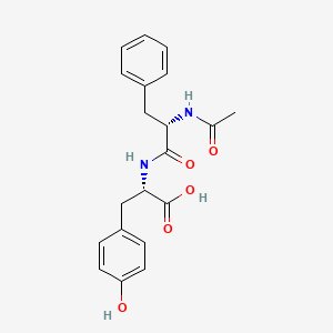 molecular formula C20H22N2O5 B1366771 Ac-Phe-Tyr-OH CAS No. 4221-06-1