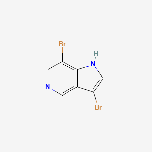 molecular formula C7H4Br2N2 B13667710 3,7-Dibromo-1H-pyrrolo[3,2-c]pyridine 