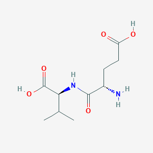 molecular formula C10H18N2O5 B1366778 谷氨酰缬氨酸 CAS No. 5879-06-1