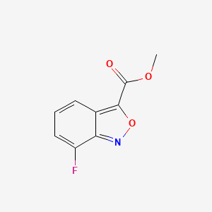 molecular formula C9H6FNO3 B13667828 Methyl 7-Fluorobenzo[c]isoxazole-3-carboxylate 
