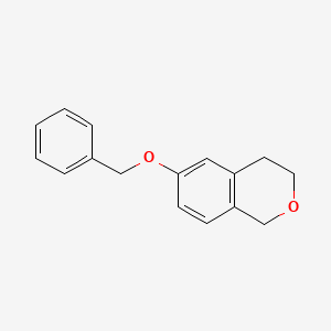 molecular formula C16H16O2 B13667852 6-(Benzyloxy)isochroman 