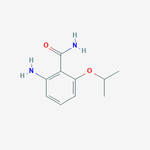 molecular formula C10H14N2O2 B13667865 2-Amino-6-isopropoxybenzamide 