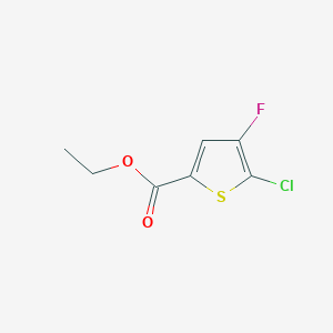 molecular formula C7H6ClFO2S B13667941 Ethyl 5-chloro-4-fluorothiophene-2-carboxylate 