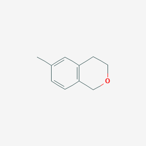 molecular formula C10H12O B13668028 6-Methyl-3,4-dihydro-1H-2-benzopyran CAS No. 182949-71-9