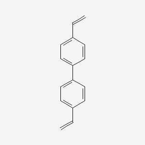 molecular formula C16H14 B1366803 4,4'-Divinylbiphenyl CAS No. 4433-13-0