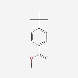 molecular formula C13H18O B13668073 1-tert-Butyl-4-(1-methoxyethenyl)benzene CAS No. 827615-90-7