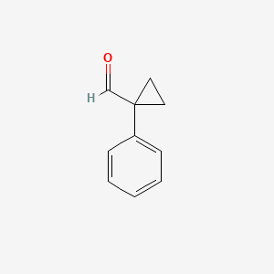 molecular formula C10H10O B1366810 1-Phenylcyclopropanecarbaldehyde CAS No. 21744-88-7