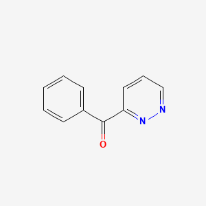 molecular formula C11H8N2O B1366813 Phenyl-pyridazin-3-yl-methanone CAS No. 60906-52-7
