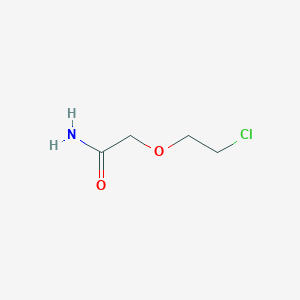 molecular formula C4H8ClNO2 B1366819 2-(2-氯乙氧基)乙酰胺 CAS No. 36961-64-5
