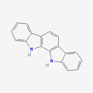 molecular formula C18H12N2 B1366822 11,12-Dihydroindolo[2,3-a]carbazole 