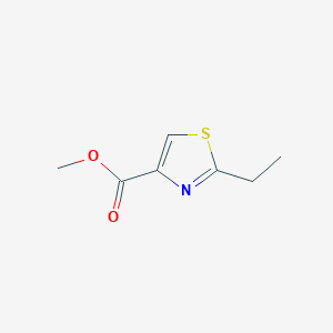 molecular formula C7H9NO2S B13668237 Methyl 2-ethylthiazole-4-carboxylate 
