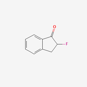 molecular formula C9H7FO B1366827 2-Fluoroindan-1-one CAS No. 700-76-5