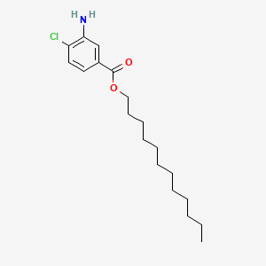 molecular formula C19H30ClNO2 B1366833 Dodecyl 3-amino-4-chlorobenzoate CAS No. 6195-20-6