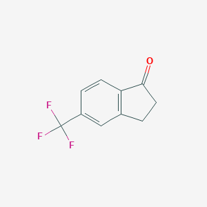 molecular formula C10H7F3O B136684 5-(Trifluoromethyl)-1-indanone CAS No. 150969-56-5