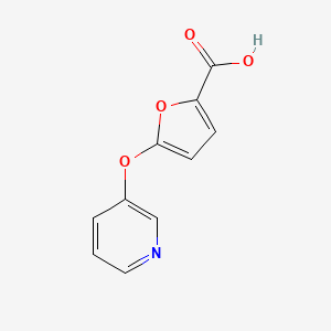 molecular formula C10H7NO4 B1366841 5-(3-Pyridinyloxy)-2-furoic acid CAS No. 852180-39-3