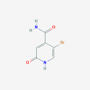 molecular formula C6H5BrN2O2 B13668412 5-Bromo-2-hydroxyisonicotinamide 