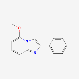 molecular formula C14H12N2O B13668459 5-Methoxy-2-phenylimidazo[1,2-a]pyridine 