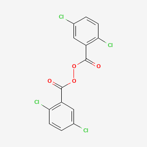 molecular formula C14H6Cl4O4 B13668508 Peroxide, bis(2,5-dichlorobenzoyl) CAS No. 20358-16-1