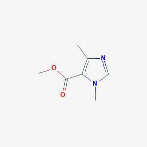 molecular formula C7H10N2O2 B13668561 Methyl 1,4-dimethyl-1H-imidazole-5-carboxylate 
