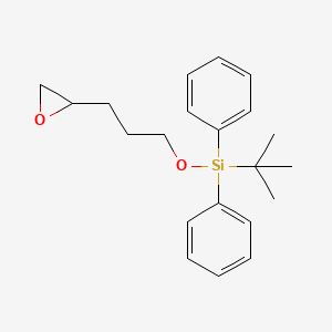 molecular formula C21H28O2Si B13668608 Tert-butyl[3-(oxiran-2-YL)propoxy]diphenylsilane 