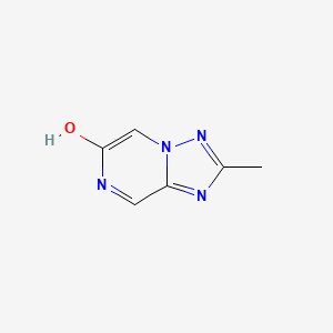 molecular formula C6H6N4O B13668624 2-Methyl-[1,2,4]triazolo[1,5-a]pyrazin-6-ol 