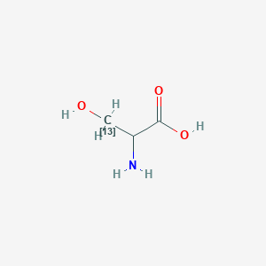 molecular formula C3H7NO3 B1366869 DL-Serine-3-13C 
