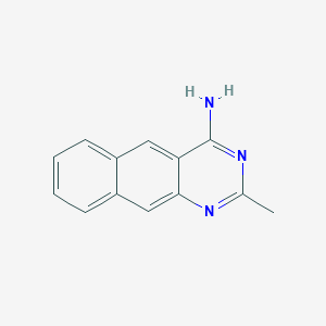 molecular formula C13H11N3 B13668707 2-Methylbenzo[g]quinazolin-4-amine 