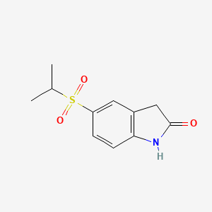 molecular formula C11H13NO3S B13668721 5-(Isopropylsulfonyl)indolin-2-one 