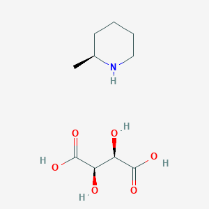 molecular formula C10H19NO6 B1366882 (S)-2-Methylpiperidine (2R,3R)-2,3-dihydroxysuccinate CAS No. 36702-48-4