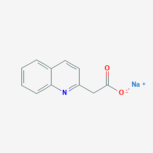 molecular formula C11H8NNaO2 B13668838 Sodium 2-(quinolin-2-yl)acetate 