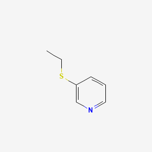 molecular formula C7H9NS B13668858 3-(Ethylthio)pyridine 