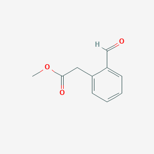 molecular formula C10H10O3 B1366889 Methyl 2-(2-formylphenyl)acetate CAS No. 63969-83-5
