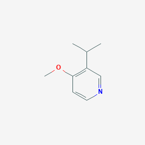molecular formula C9H13NO B13668904 3-Isopropyl-4-methoxypyridine 