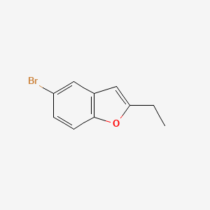 molecular formula C10H9BrO B1366893 5-Bromo-2-ethylbenzofuran CAS No. 39178-60-4