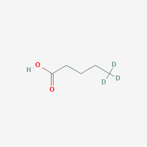 molecular formula C5H10O2 B1366895 Pentanoic-5,5,5-D3 acid 