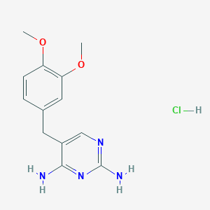 molecular formula C13H17ClN4O2 B1366903 DIAVERIDINE HYDROCHLORIDE CAS No. 2507-23-5