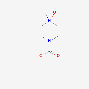 molecular formula C10H20N2O3 B13669042 4-Boc-1-methylpiperazine 1-Oxide 