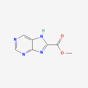molecular formula C7H6N4O2 B13669062 Methyl 7H-Purine-8-carboxylate 