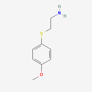 B1366907 Ethanamine, 2-[(4-methoxyphenyl)thio]- CAS No. 36155-36-9