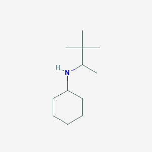 molecular formula C12H25N B1366909 N-(3,3-dimethylbutan-2-yl)cyclohexanamine 