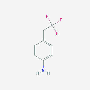 B136691 4-(2,2,2-Trifluoroethyl)aniline CAS No. 131395-17-0
