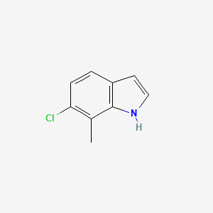 molecular formula C9H8ClN B1366917 6-Chloro-7-methyl-1H-indole CAS No. 57817-09-1