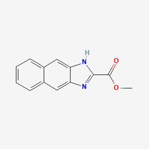 molecular formula C13H10N2O2 B13669226 Methyl 1H-Naphtho[2,3-d]imidazole-2-carboxylate 