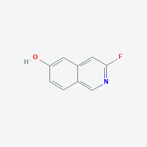 molecular formula C9H6FNO B13669237 3-Fluoroisoquinolin-6-ol 