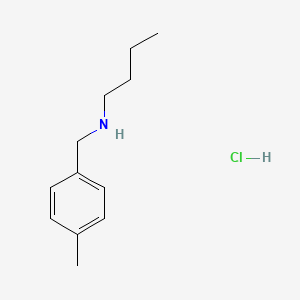 molecular formula C12H20ClN B1366925 N-(4-Methylbenzyl)-1-butanamine hydrochloride CAS No. 16183-22-5